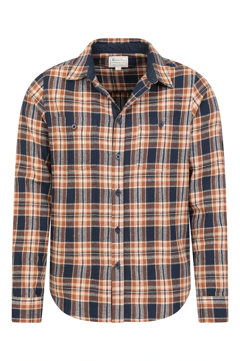 Lumberjack Flannel Long Sleeve Mens Shirt