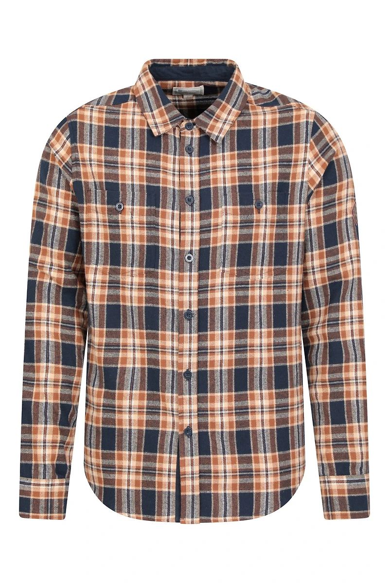 Lumberjack Flannel Long Sleeve Mens Shirt