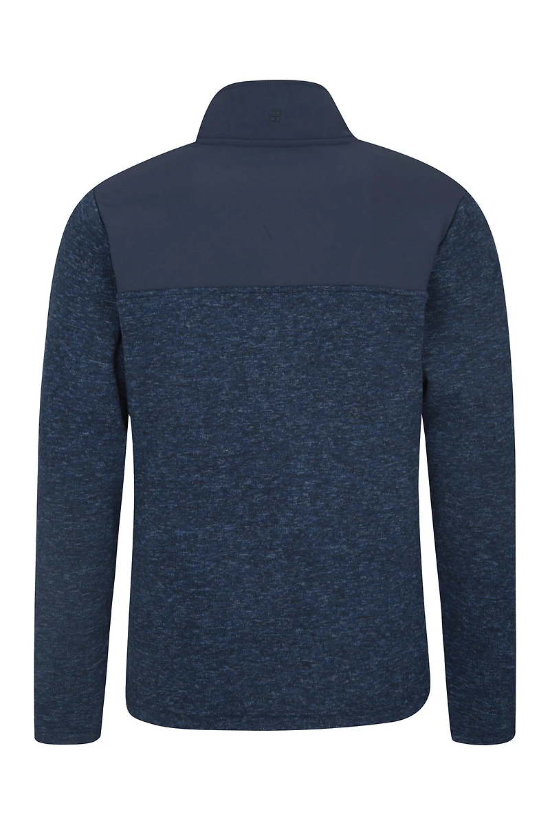 Idris Panel Mens Half-ZipFleece