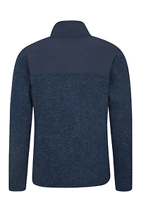Idris Panel Mens Half-ZipFleece