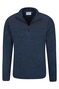 Idris Panel Mens Half-ZipFleece