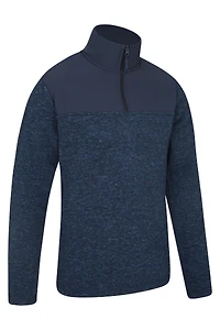Idris Panel Mens Half-ZipFleece