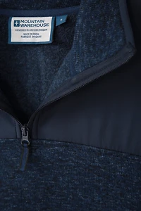 Idris Panel Mens Half-ZipFleece