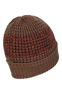Two-Tone Melange Mens Thermal Beanie