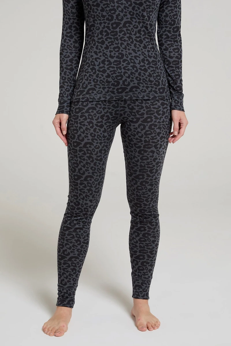 Talus Printed Womens Thermal Leggings