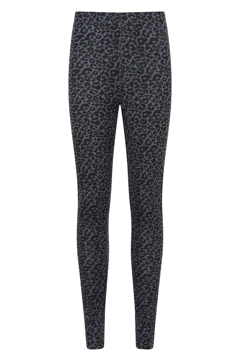 Talus Printed Womens Thermal Leggings