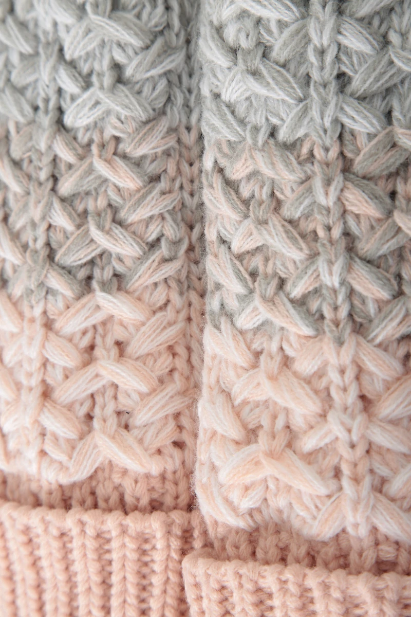 Salzburg Knitted Stripe Womens Mittens