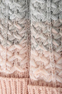 Salzburg Knitted Stripe Womens Mittens