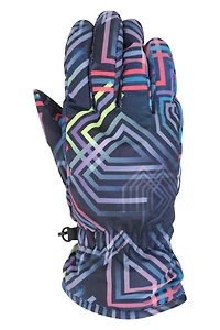 Womens Printed Ski Glove