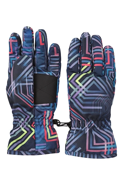 Womens Printed Ski Glove