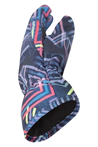 Womens Printed Ski Glove