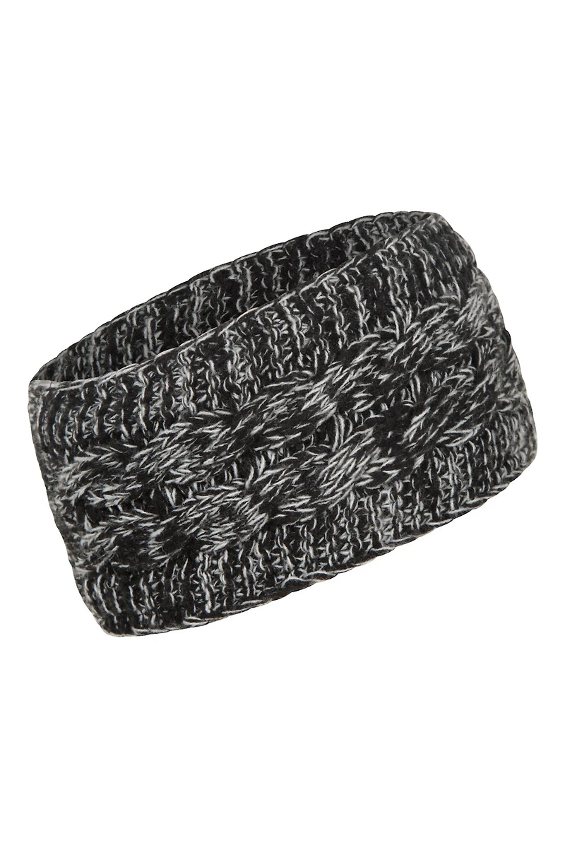 Wide Speckle Knitted Headband