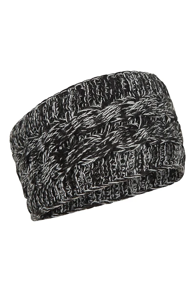 Wide Speckle Knitted Headband