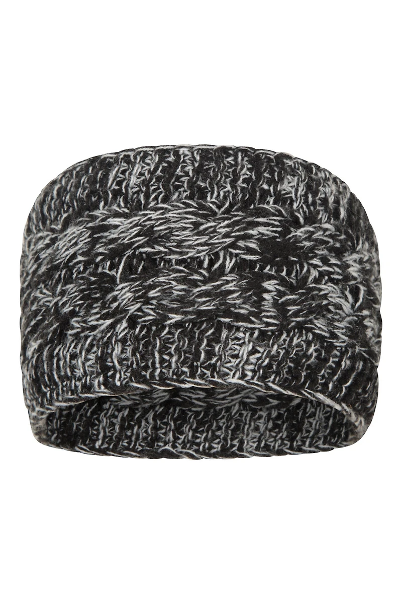 Wide Speckle Knitted Headband