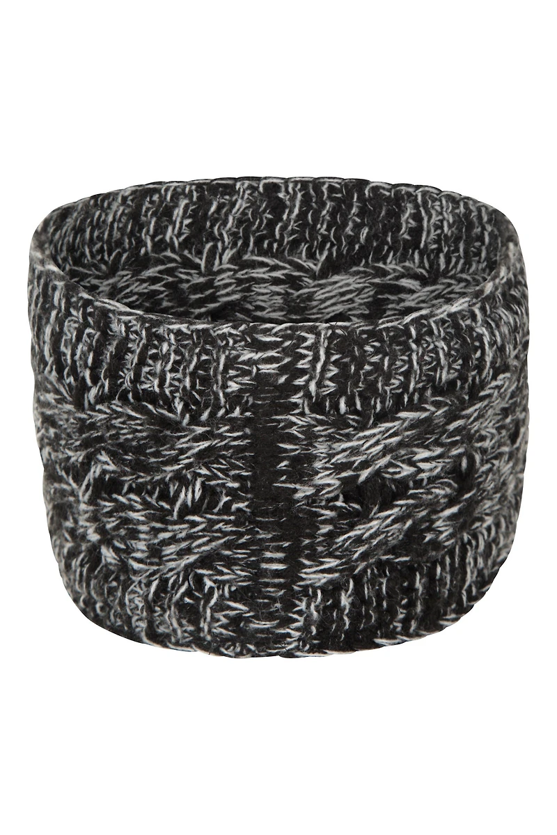 Wide Speckle Knitted Headband