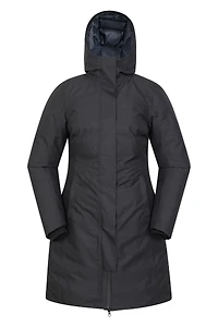 Polar Hybrid Womens Long Down Jacket