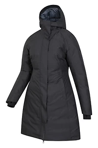 Polar Hybrid Womens Long Down Jacket