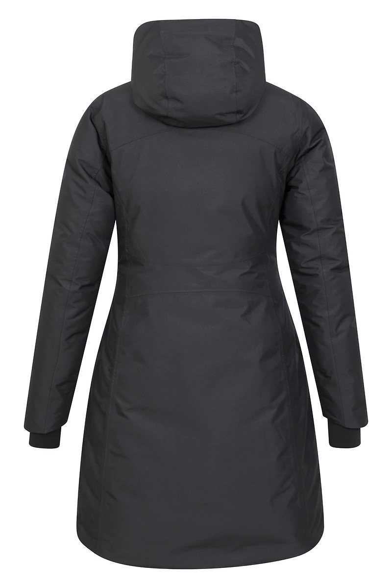 Polar Hybrid Womens Long Down Jacket