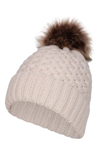 Lisbon Sherpa Lined Womens Thermal Pom-Pom Beanie