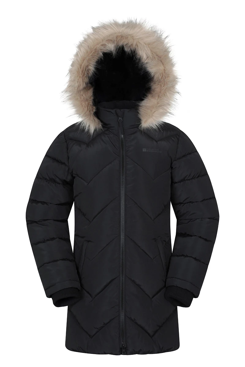 Galaxy Kids Water-resistant Long Insulated Jacket