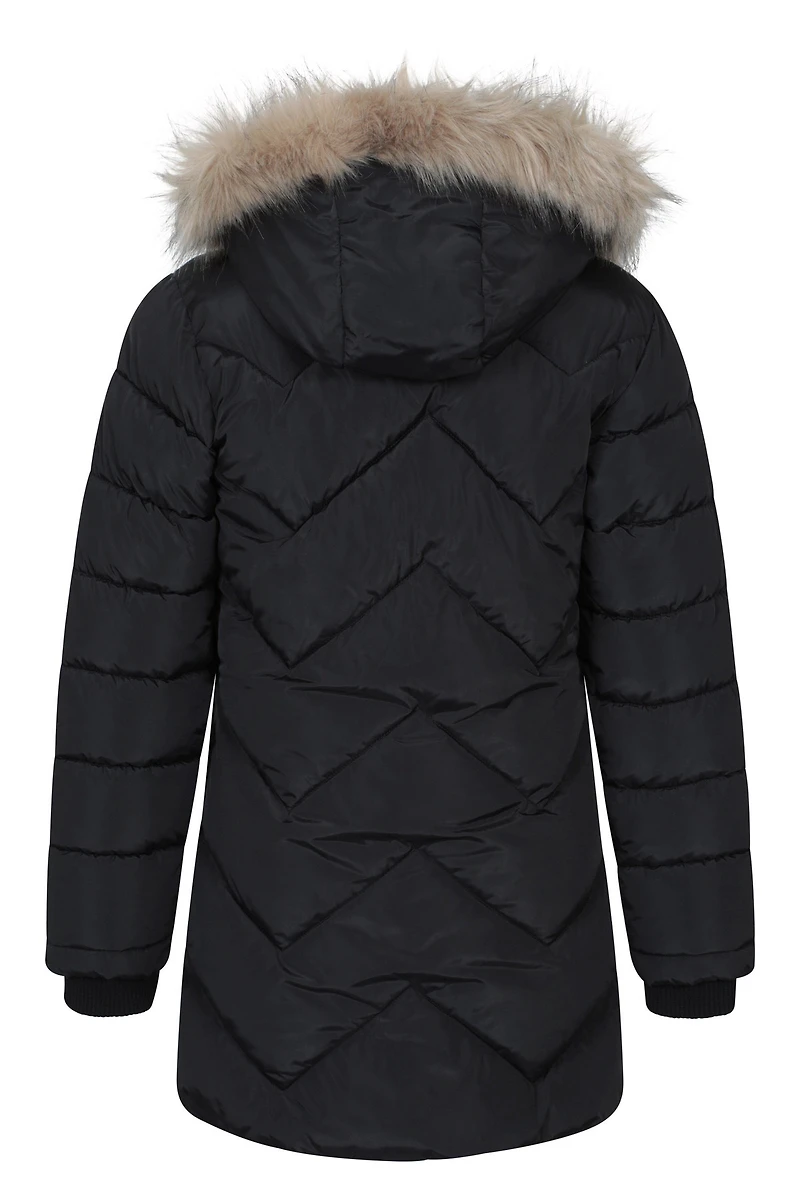 Galaxy Kids Water-resistant Long Insulated Jacket