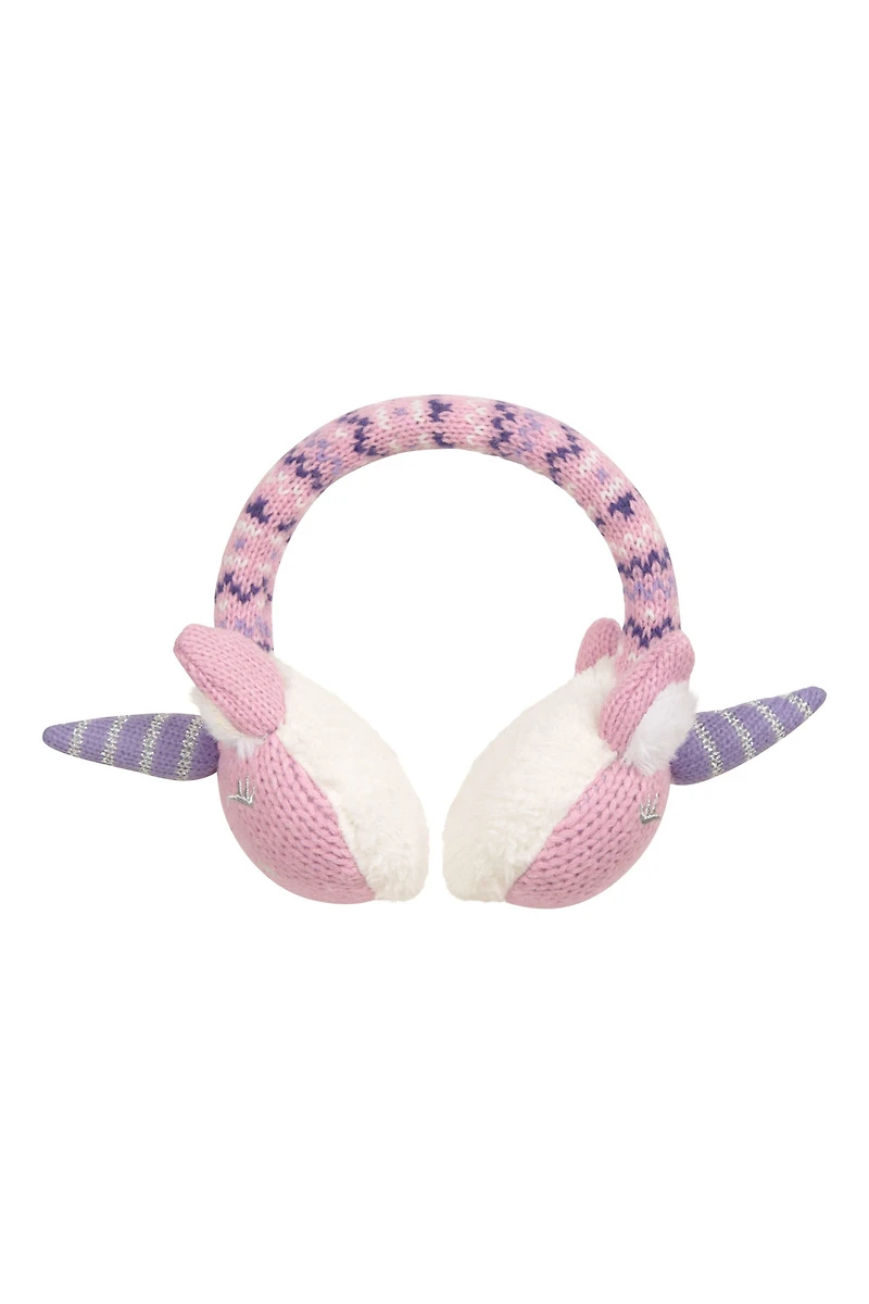 Unicorn Adjustable Knitted Kids Earmuffs