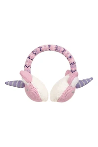 Unicorn Adjustable Knitted Kids Earmuffs