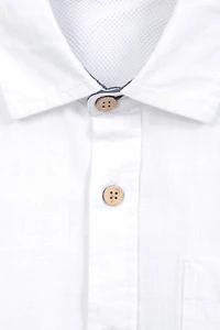 Coconut Textured Mens Long Sleeved Shirt