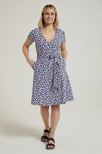 Santorini Womens UV Jersey Wrap Dress