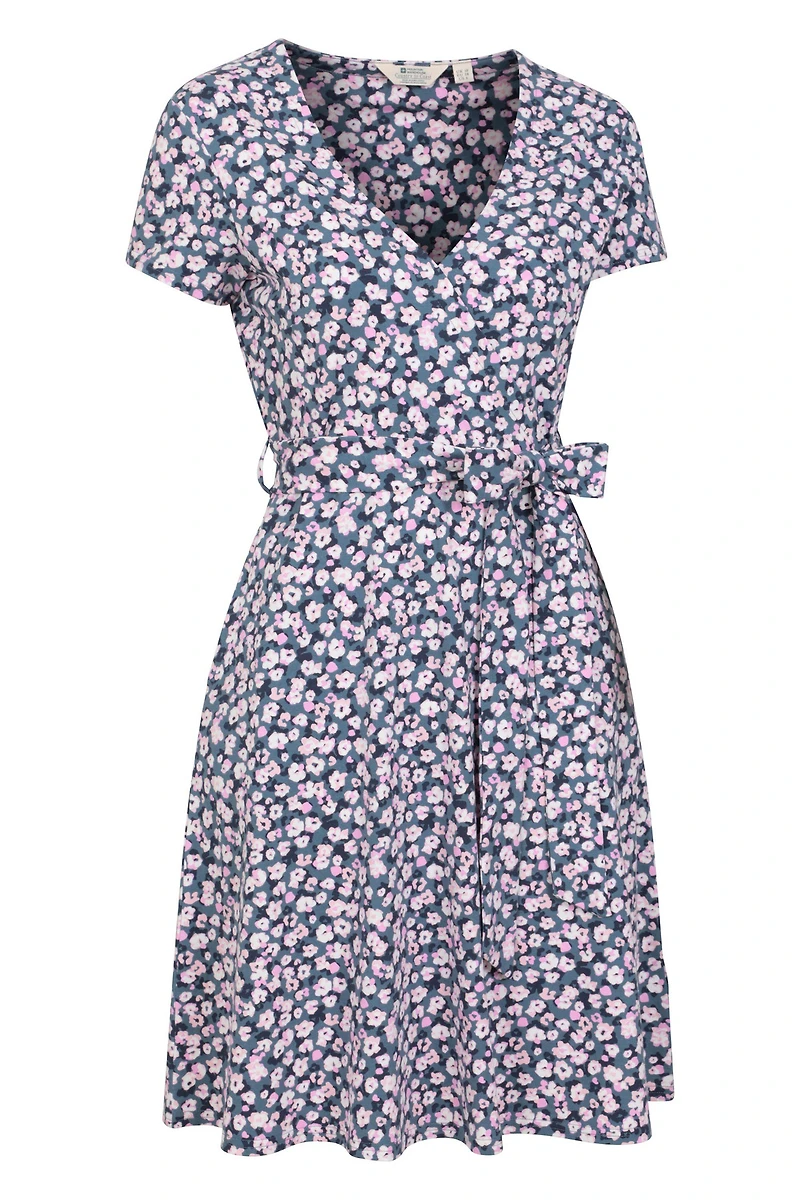 Santorini Womens UV Jersey Wrap Dress