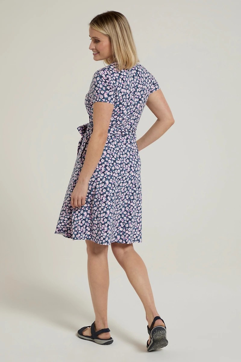 Santorini Womens UV Jersey Wrap Dress