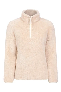 Teddy Womens Half-Zip Fleece