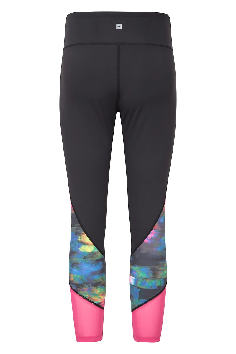 Power Patterned High-Waisted Womens Leggings