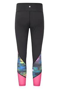 Power Patterned High-Waisted Womens Leggings