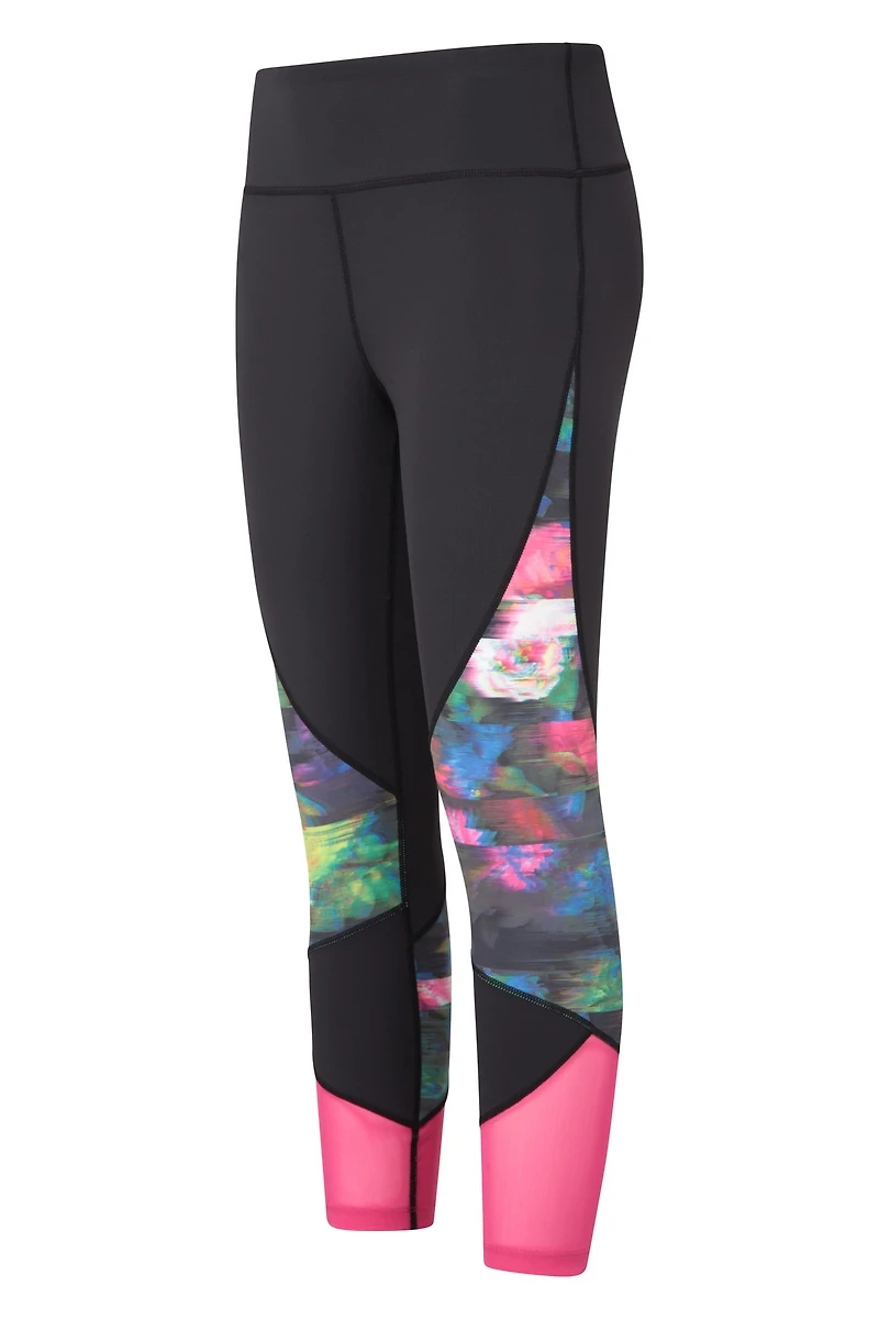 Power Patterned High-Waisted Womens Leggings