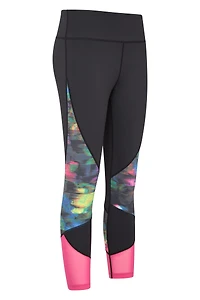 Power Patterned High-Waisted Womens Leggings
