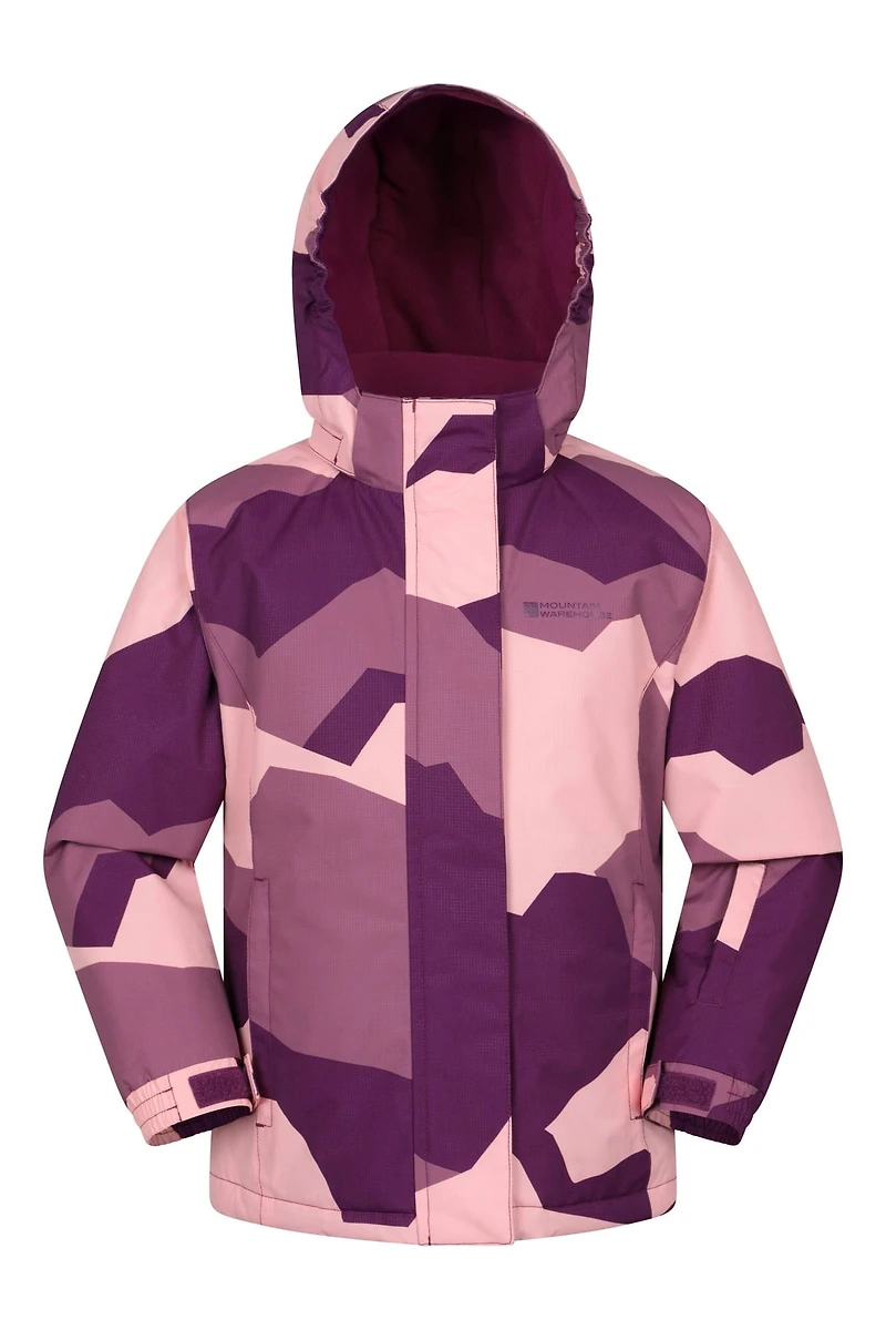 Snowdrop Printed Kids Ski Jacket