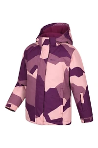 Snowdrop Printed Kids Ski Jacket
