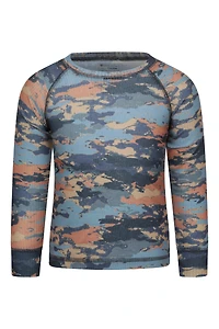 Talus Printed Kids Base Layer-Top & Pants Set