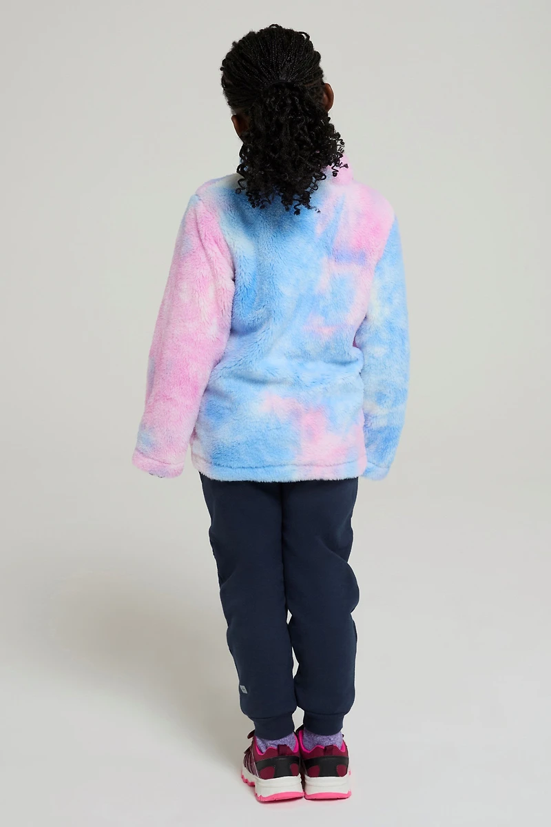 Rainbow Cozy Kids Fleece