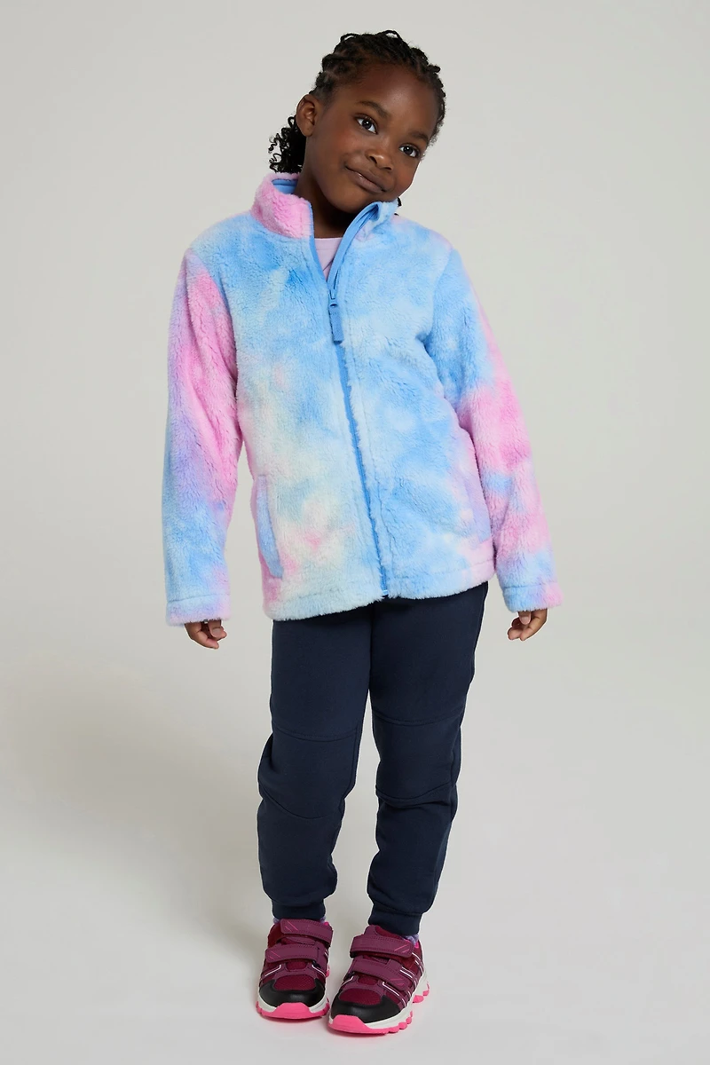 Rainbow Cozy Kids Fleece