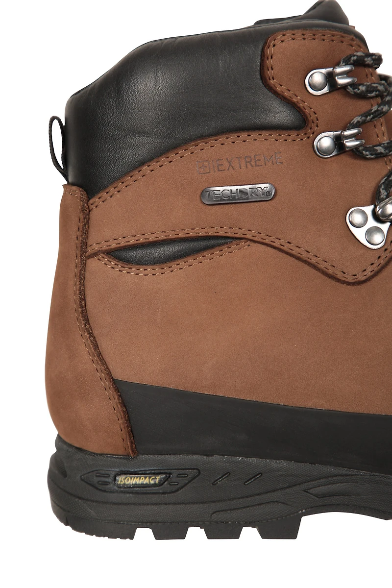 Quest Mens IsoGrip Leather Waterproof Hiking Boots