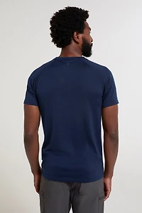 Quest Mens Printed Merino Thermal T-Shirt