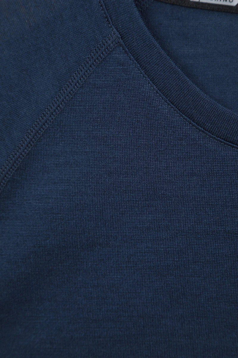 Quest Mens Printed Merino Thermal T-Shirt