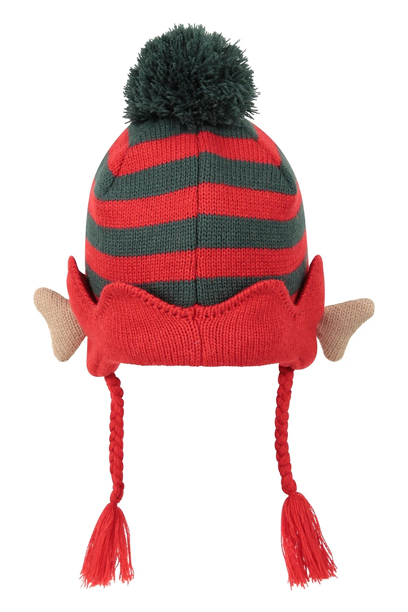 Christmas Elf Pom-Pom Beanie