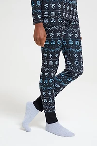 Patterned Womens Base Layer Thermal Leggings