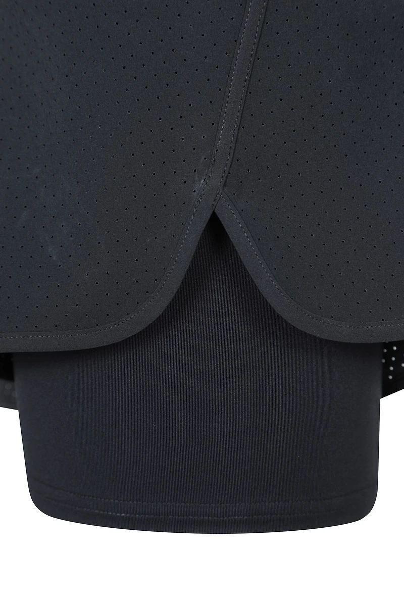 Double-Layer Womens Running Shorts