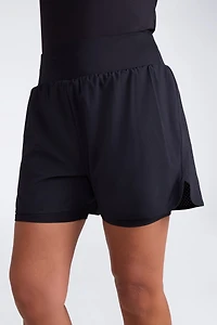 Double-Layer Womens Running Shorts