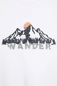 Wander Cotton Mens T-Shirt