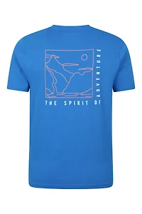 Adventure Begins Cotton Mens T-Shirt